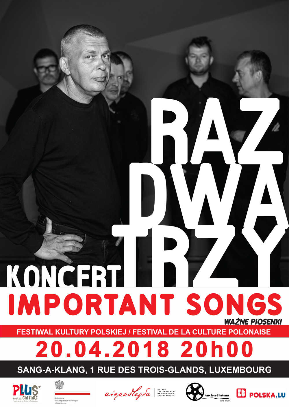 Raz, dwa, trzy... i mamy koncert zespołu „Raz, Dwa, Trzy” w Luksemburgu!