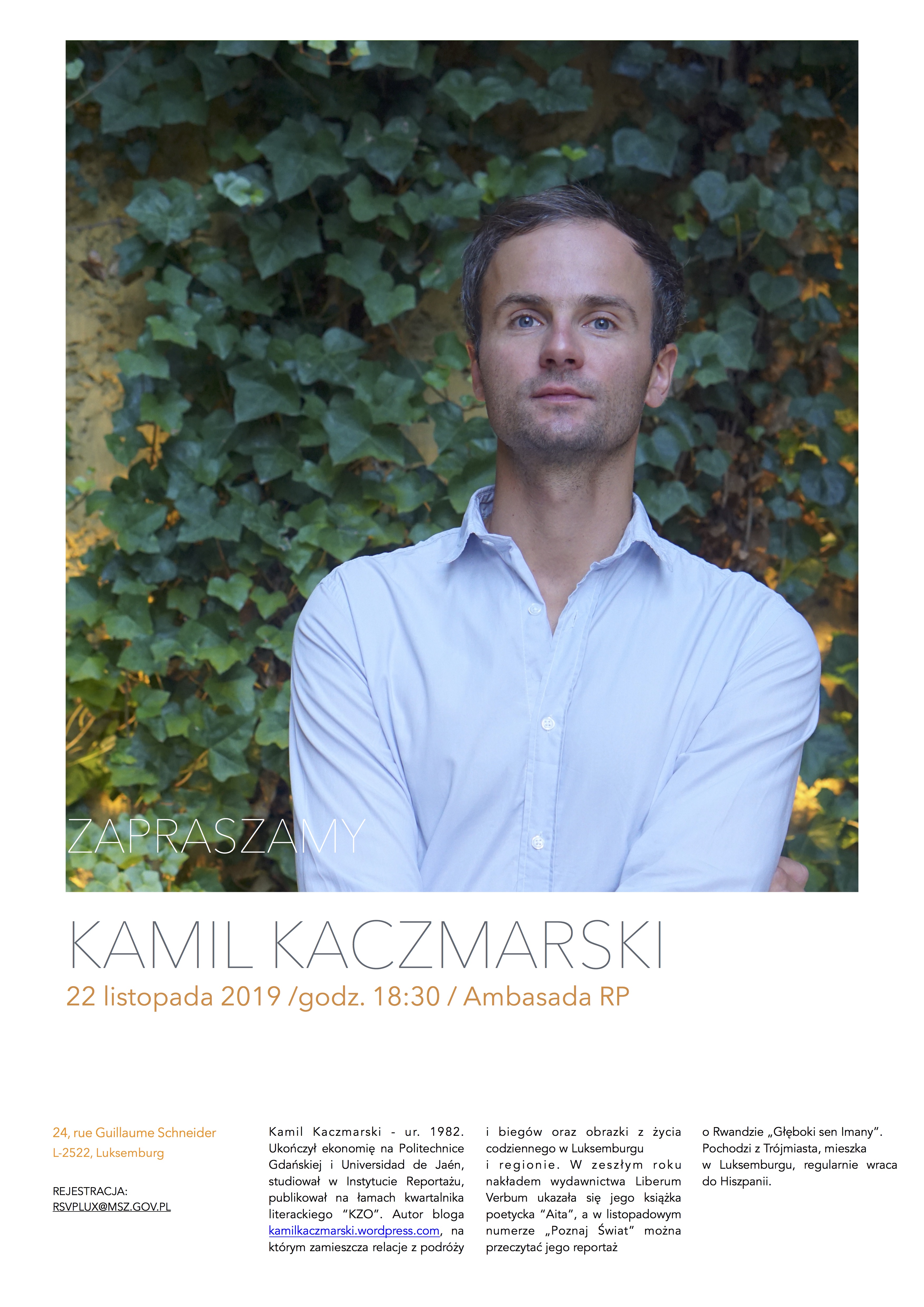 Spotkanie autorskie z Kamilem Kaczmarskim