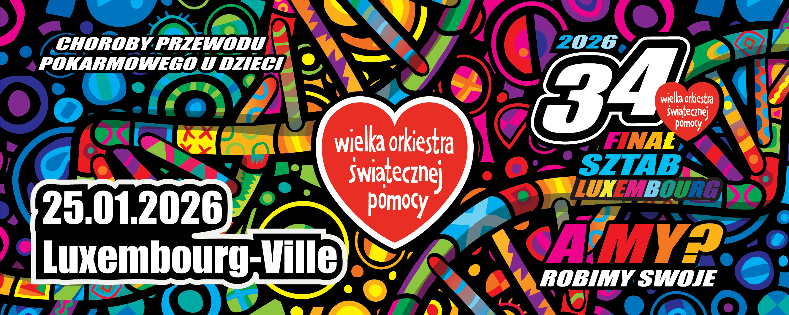 Polska.lu partnerem 34. Finału WOŚP w Luksemburgu! ❤️